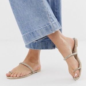Sahara snake toe sandals